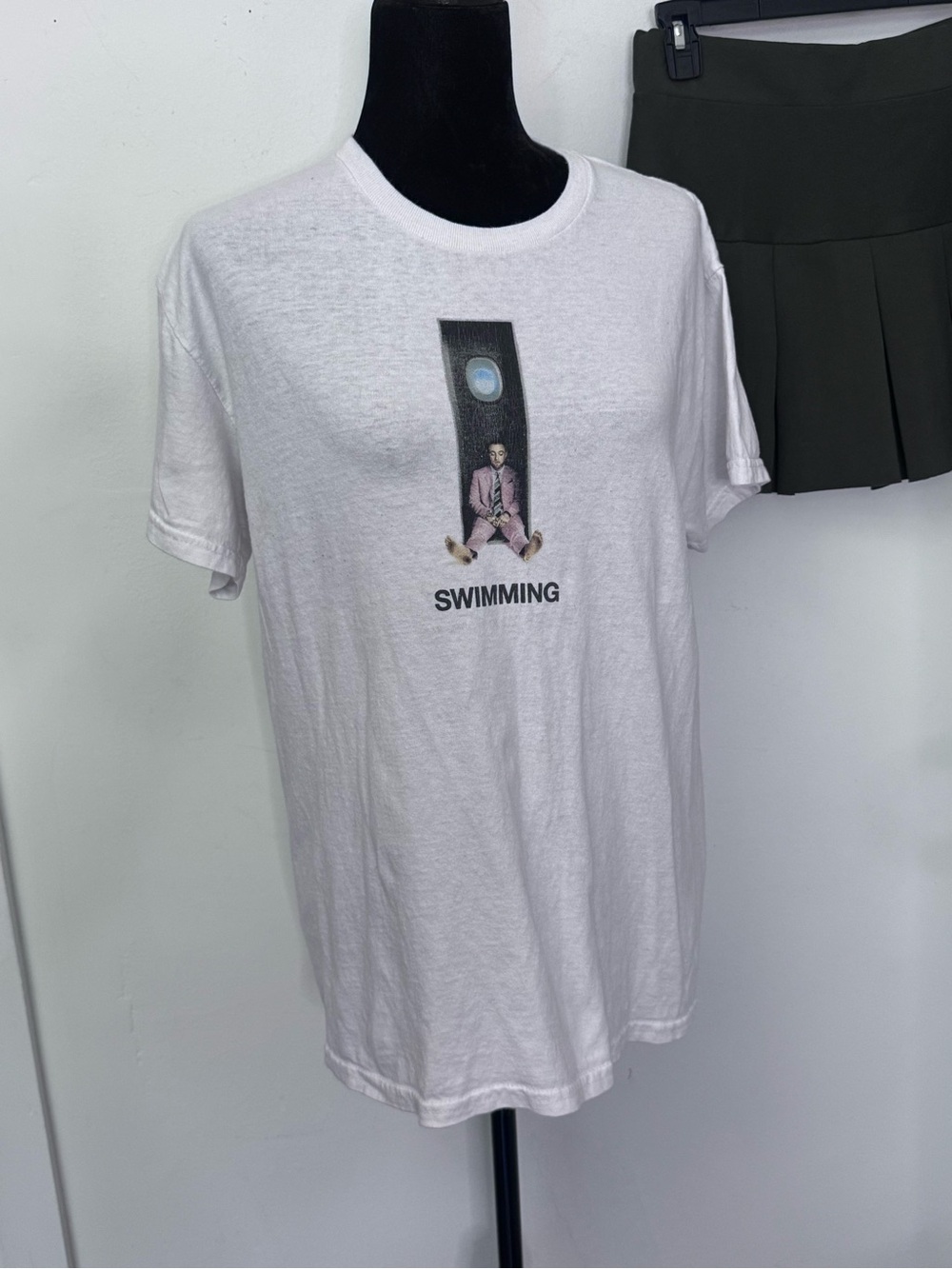Mac Miller Swimming Album Graphic T-Shirt White Tour Merch
